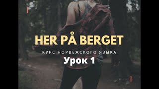 Her på bergetНорвежский язык  Урок 1 [upl. by Akiam]