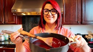 Red Enchilada Sauce Recipe  How to make EXPRESS Enchilada  Sauce Mexican food Recipes [upl. by Ablem724]