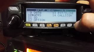 How to manually set GPS in the Yaesu FTM100D [upl. by Neill]