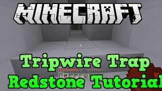 Minecraft Xbox 360  PS3 TU14 Tripwire Trap Tutorial [upl. by Hajar]