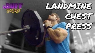 How to Perform Landmine Chest Press  Upper Chest Exercise [upl. by Etteb]