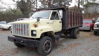 1990 GMC Topkick Dumptruck Start Up Engine and In Depth Tour [upl. by Powers]