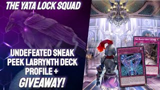 YUGIOH UNDEFEATED SNEAK PEAK LABYRINTH DECK PROFILE AND GIVEAWAY [upl. by Yantruoc]