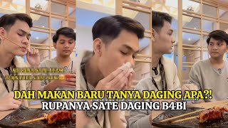 quotASIK YAquot  SIAP MINTA TAPAU LELAKI INDONESIA TERKEDU BILA TAHU RUPANYA TERMAKAN DAGING SATE BABI [upl. by Savory236]