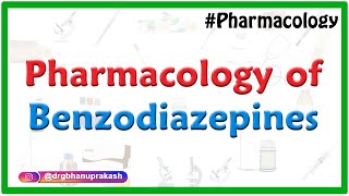 Pharmacology of Benzodiazepines  Mechanism of action  uses  side effects  Fmge and neet pg [upl. by Edra]