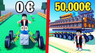 VOITURE à 0€ vs 50000€ pour des TRANSPORTS RISQUÉS dans Roblox risky haul [upl. by Ylrebnik]