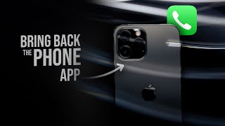 How to Bring Back the Missing Phone Icon on iPhone tutorial [upl. by Viradis810]