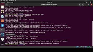 Video Demo SQL injection attack assignment 1 [upl. by Senn834]