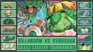 VENUSAUR vs RILLABOOMCHESNAUGHT  Grass Starter Pokémon Tournament Battle 4 [upl. by Nitnert]