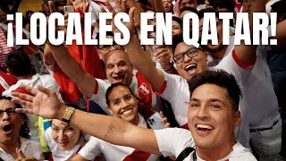 ¡¡¡LOCALES OTRA VEZ 😱😱  LA HINCHADA PERUANA 🇵🇪 es furor en QATAR 🐫  Banderazo Perú Vs Australia [upl. by Collis]