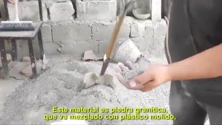 Fabrica ladrillos con plástico reciclado molido [upl. by Bellis]