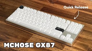 Budget Aluminum Keyboards Are Getting Better  MCHOSE GX87  Review keyboard [upl. by Ennahteb]