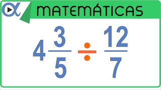 ➗ DIVISION de una FRACCIÓN MIXTA entre una FRACCIÓN IMPROPIA 👉 con Diferente Denominador [upl. by Eskil]