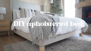 DIY Upholstered Bed Under 300 [upl. by Delilah738]