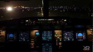 Airbus A330300  Night Takeoff  Chicago OHare Long Version [upl. by Ainna]