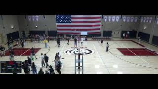 Escondido Charter vs Maranatha Christian High School Boys Varsity Volleyball [upl. by Neelehtak357]