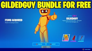 How To Get Gildedguy Bundle For Free In Fortnite [upl. by Latvina]