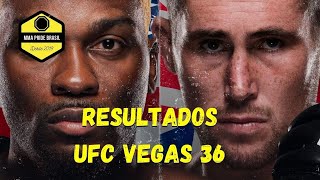 AO VIVO RESULTADOS UFC DEREK BRUNSON DARREN TILL PIMBLETT ROUNTREE E POATAN [upl. by Simone]