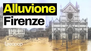 Lalluvione di Firenze del 4 novembre 1966 le cause e la ricostruzione 3D del disastro [upl. by Westney]