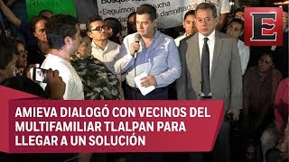 Damnificados del 19S bloquean Tlalpan por falta de apoyos [upl. by Stearne]