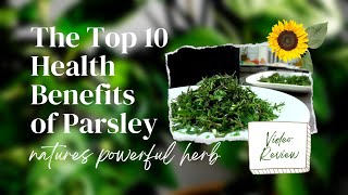 Do You Know The Health Benefits of Parsley  Top 10 Benefits of Parsley  Health Benefits of Parsley [upl. by Llenrrad]