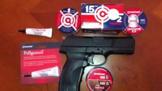 Crosman 1088 Black PelletBB pistol [upl. by Bessie935]