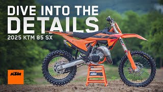 Take a closer look at the 75 new 2025 KTM 85 SX  KTM [upl. by Heida]