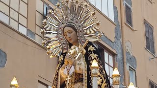 processione del venerdì Santo a Palermo chiesa dei fornai 2024 [upl. by Gnas]