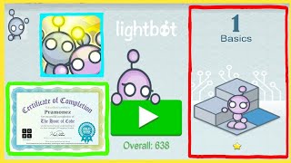 Lightbot Programming Puzzles  BASICS All Levels [upl. by Filiano692]