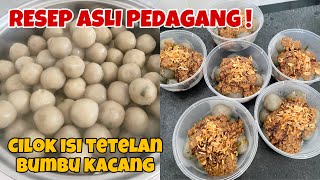 RESEP ASLI PEDAGANG   Cilok isi tetelan  TAHAN 2 bulan di freezer [upl. by Jermaine458]