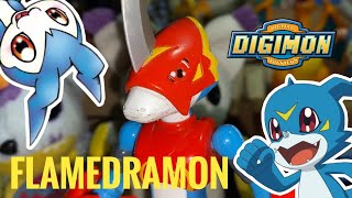 FLAMEDRAMON Digimon 02 Este digimon se transforma en un DIGIHUEVO [upl. by Lotte223]