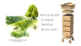 How to build a Warré beehive at low cost by David Heaf  sustainable beekeeping UK [upl. by Annoit253]