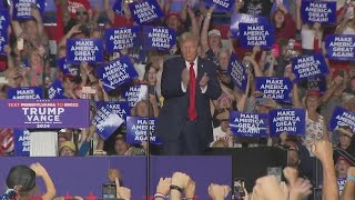 Trump rallying in Pennsylvania Harris rallying Las Vegas as election race for White House continues [upl. by Vigen]