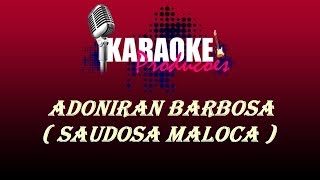 ADONIRAN BARBOSA  SAUDOSA MALOCA  KARAOKE [upl. by Hildie581]