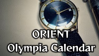 素晴らしい文字盤！Orientも沼！ Orient Olympia Calendar が来ました！ [upl. by Gifferd925]