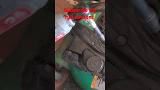 Pull cord recoil repair shorts lawnmower [upl. by Flower]