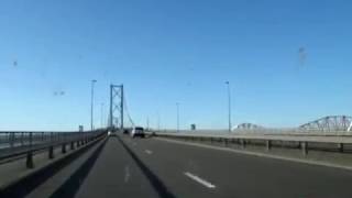 Driving over the Forth road bridge [upl. by Sells]