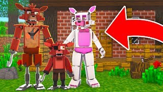 ENCONTREI UMA FAMILIA DE ANIMATRONICS NO MINECRAFT [upl. by Southworth]