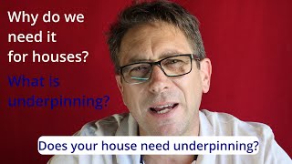 What is Underpinning What is the purpose of underpinning How does underpinning a house work [upl. by Elane790]