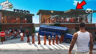 GTA 5  Franklin Made Biggest Jail On His House In Gta 5 [upl. by Crescantia296]