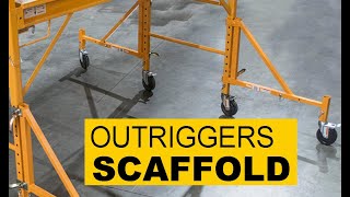 Outriggers for Scaffold Tower Are Adjustable Provide Safety [upl. by Tanah486]