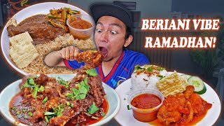 MAKAN NASI BERIANI Rasa Macam Bulan Ramadan Di Dapur Beriani Cyberjaya  JOM BUAT KACAU [upl. by Cynera]