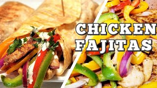 Chicken Fajitas  Homemade Fajita Seasoning and Sauce recipe  How to make Fajita Wraps [upl. by Briant]