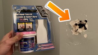 How To Use DAP Wall Repair Patch Kit with DryDex Spackling [upl. by Luann960]