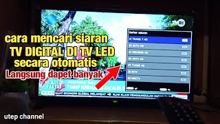 CARA MENCARI SIARAN DIGITAL DI TV LED TERBARU 2023cara scan otomatis channel tv digital Sharp [upl. by Manaker]