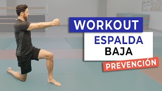 25 MINUTOS WORKOUT PREVENTIVO para la espalda baja [upl. by Talie876]