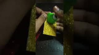 How to make a glitter paper cake  Glitter paper cake  youtubeshorts [upl. by Enirok]