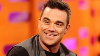 ROBBIE WILLIAMS Oops with Gwyneths Daughter Apple The Graham Norton Show [upl. by Lexa493]