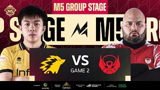 ID M5 Group Stage Hari 1  ONIC VS BIGETRON SONS  GAME 2 [upl. by Hgielah]