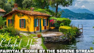 Step into a Fairytale The Multicolored House Next to a Blooming Garden and Quiet Stream [upl. by Rumery]